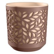 Кашпо Leaves 2,5л Мокко/Пудра (уп.12) ВМС-пластик