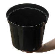 Горшок для рассады 10л 29*23 круглый твердый Амина трейд