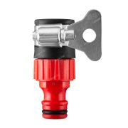 Адаптер внешний, 1/2 пласт. с хомутом