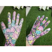 GWARD Fiesta VIOLET р.9 Перчатки нейлон. с нитрил. покр.(L)