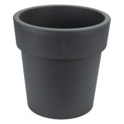 Кашпо Тубус 2,5л 200мм графитовый (уп.8) М-пластика