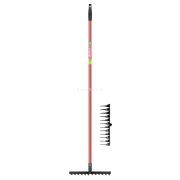 Грабли стальные 360х1480 мм, 12 витых зубьев, металлический черенок 2197 БЦМ