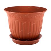Горшок Виноград 0,5л d13 терракот с поддоном