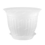 Горшок Виноград 1л d16 прозрачный с поддоном (уп.10) 5пласт