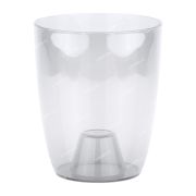 Горшок для Орхидея 1,5л d125мм прозрачный (уп.24) М-пластика
